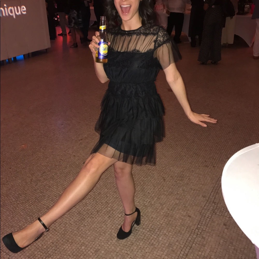 Black Zara cocktail dress